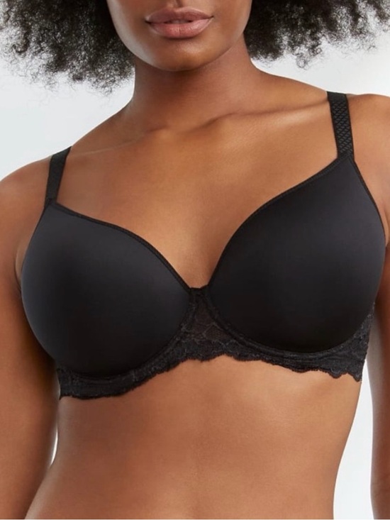 Simone Perele Other - Simone Perele Caresse 3D Plunge T-Shirt Bra in Black Sz 32H